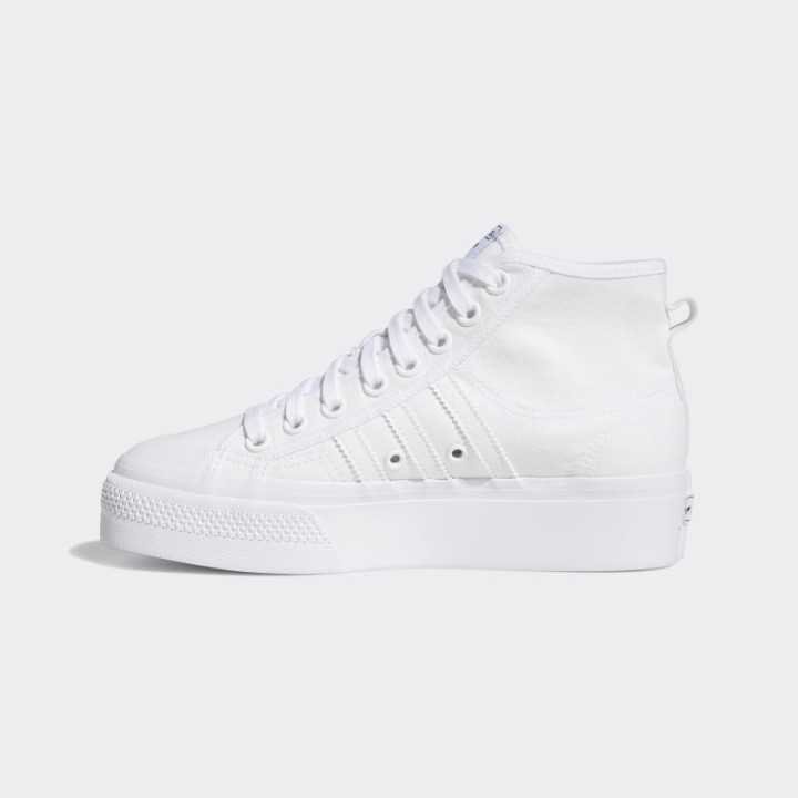 Adidas Originals Nizza Platform MID W - WHITE (FW2782)