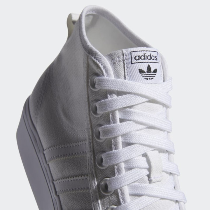 Adidas Originals Nizza Platform MID W - WHITE (FW2782)