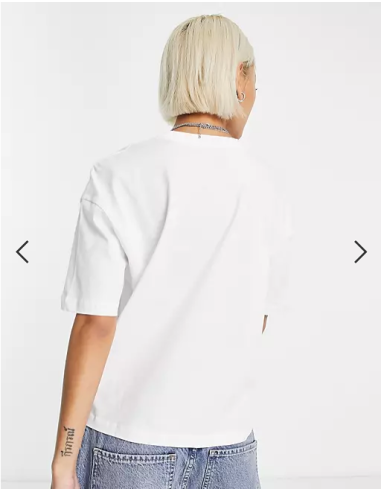 Vans Flow Rina t-shirt in white...