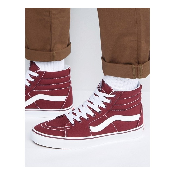 Vans Sk8-Hi Shoes Bordeaux (VA38GEJX5)|urbanfashion.gr