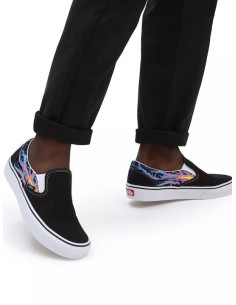 Vans Electric Flame Classic Slip-On Black - VN000XG8B03 2