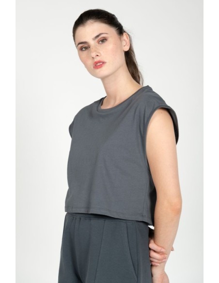 24 COLOURS T-shirt in Anthracite - 11725a