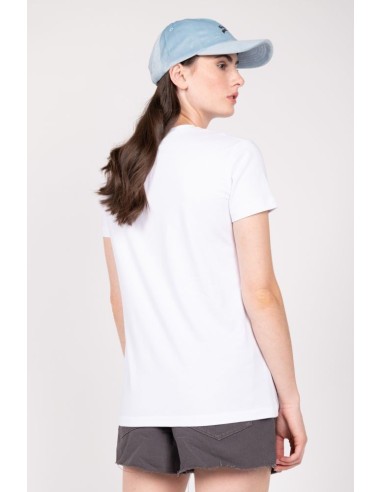 24 COLOURS Graphic T-shirt in White - 11718b