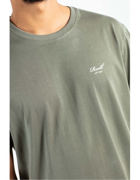 Reell Regular Logo T-shirt Grey Green