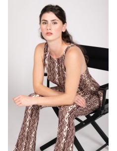 24 COLOURS Illusion Pants Brown - 60633a 2