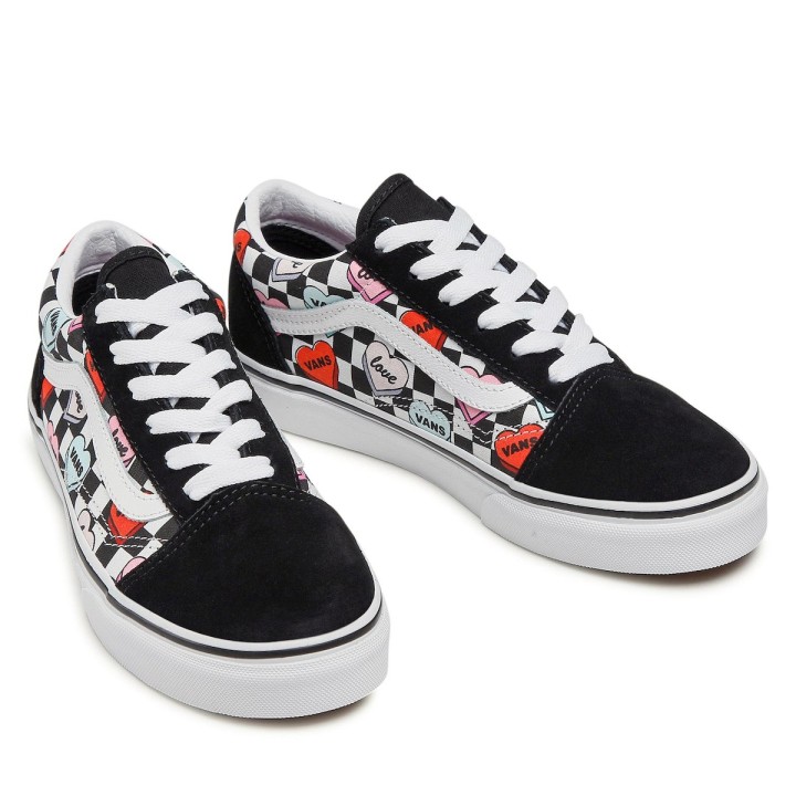 Vans Youth Candy Heart Old Skool Black - VN0A5EE6ABY