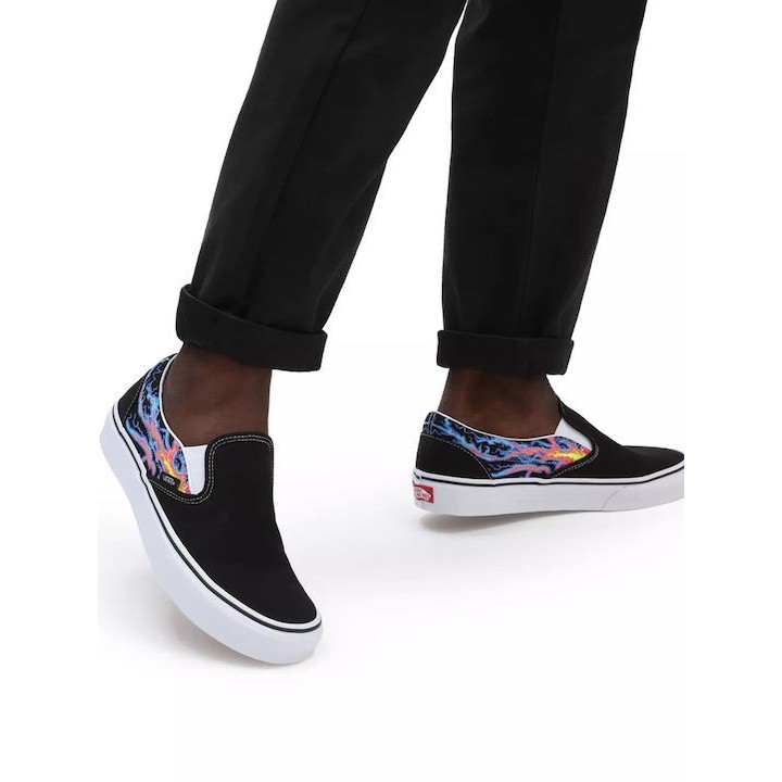 Vans Electric Flame Classic Slip-On Black - VN000XG8B03