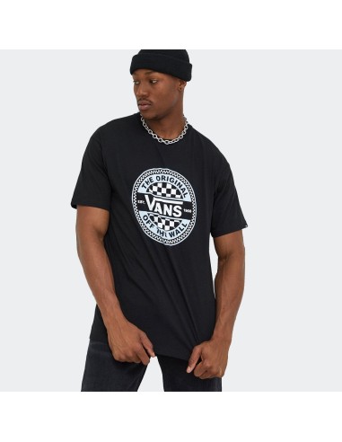 Vans Circle Checker T-shirt Black - VN0A7S7CBLK