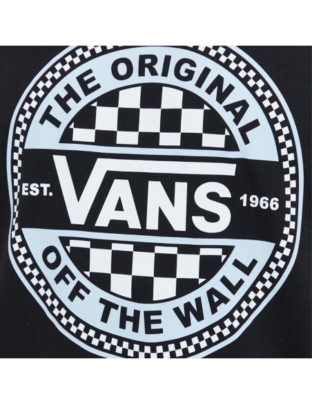 Vans Circle Checker T-shirt Black - VN0A7S7CBLK