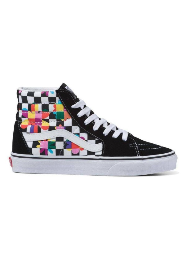 Vans SK8-Hi Shoes Floral Checkboard - VN0A7Q5NB05