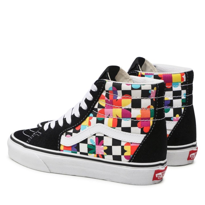 Vans SK8-Hi Shoes Floral Checkboard - VN0A7Q5NB05