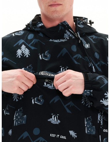 Emerson Ανδρικό Μπουφάν PR306 OFF BLACK - 222.EM10.63