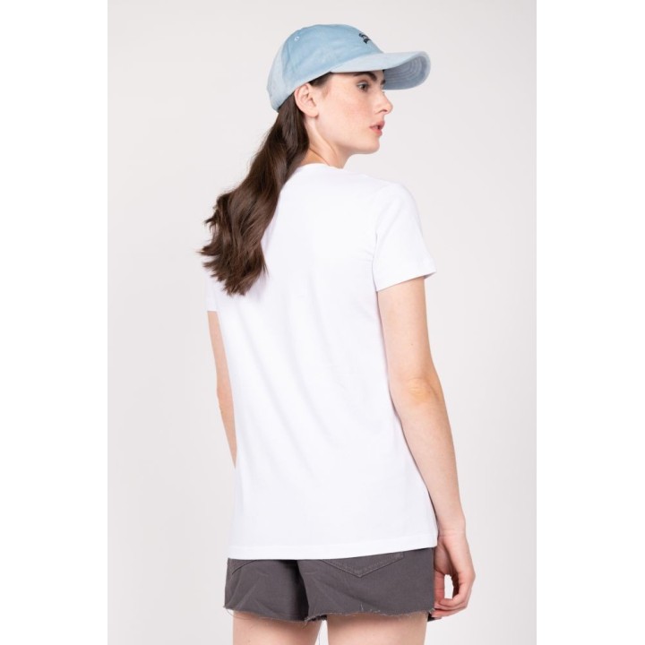 24 COLOURS Graphic White T-shirt - 11718b