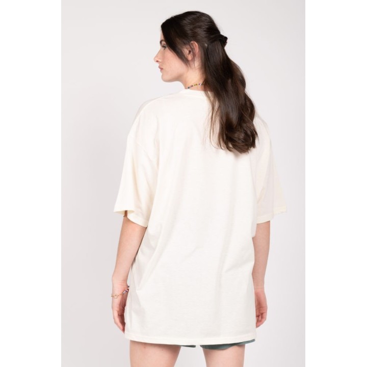 24 COLOURS T-shirt Oversized White  - 11730c