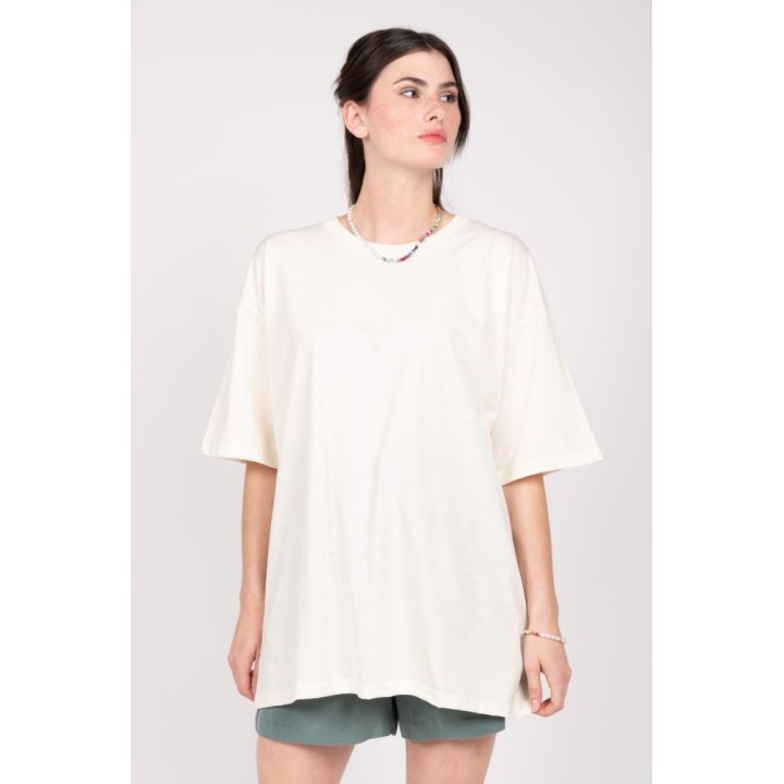 24 COLOURS T-shirt Oversized White  - 11730c