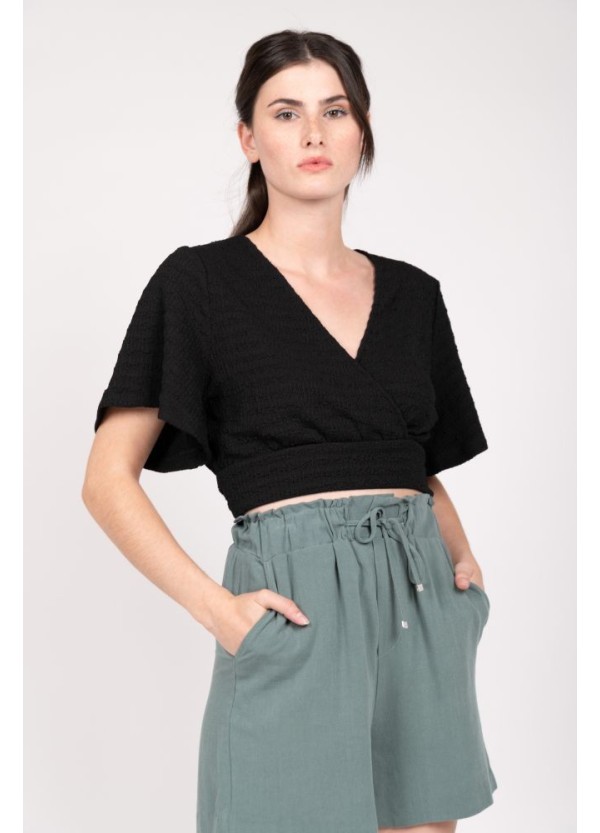 24 COLOURS Loose Green Shorts - 60628b