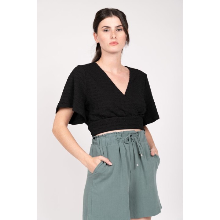 24 COLOURS Loose Green Shorts - 60628b