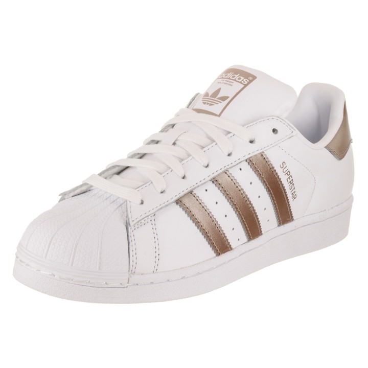 Adidas Originals Superstar Women's Shoes  -White/Gold (CG5463)| urbanfashion.gr
