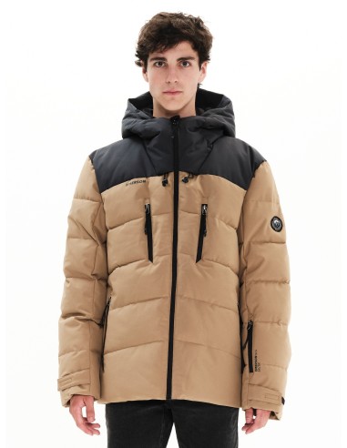 Emerson Ανδρικό Μπουφάν BEIGE/EBONY - 222.EM10.15