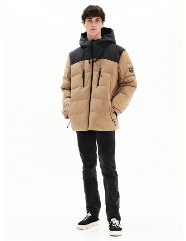 Emerson Ανδρικό Μπουφάν BEIGE/EBONY - 222.EM10.15