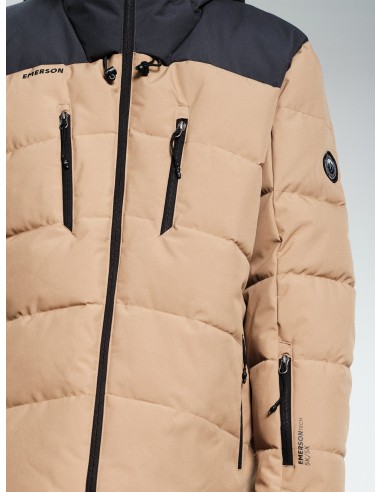 Emerson Ανδρικό Μπουφάν BEIGE/EBONY - 222.EM10.15