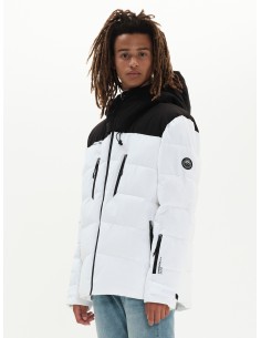Emerson Ανδρικό Μπουφάν WHITE/BLACK - 222.EM10.15 2
