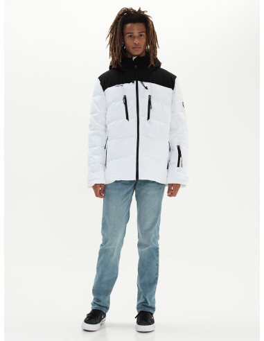 Emerson Ανδρικό Μπουφάν WHITE/BLACK - 222.EM10.15