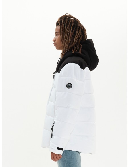 Emerson Ανδρικό Μπουφάν WHITE/BLACK - 222.EM10.15