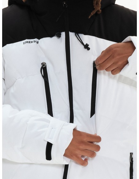 Emerson Ανδρικό Μπουφάν WHITE/BLACK - 222.EM10.15