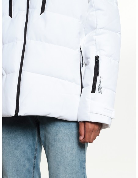 Emerson Ανδρικό Μπουφάν WHITE/BLACK - 222.EM10.15