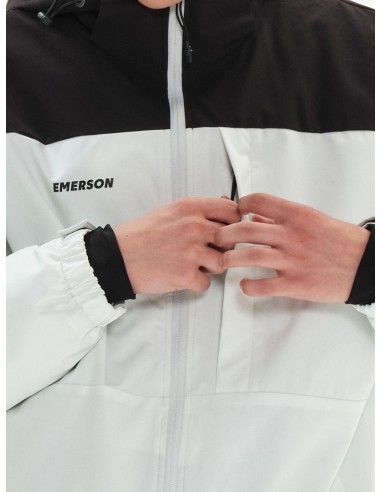 Emerson Ανδρικό Μπουφάν ICE WHITE/BLACK - 222.EM10.26