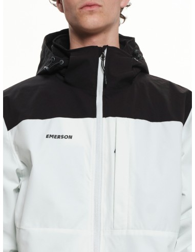 Emerson Ανδρικό Μπουφάν ICE WHITE/BLACK - 222.EM10.26