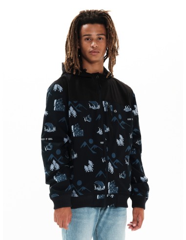 Emerson Ανδρικό Μπουφάν PR306 OFF BLACK/BLACK - 222.EM10.50