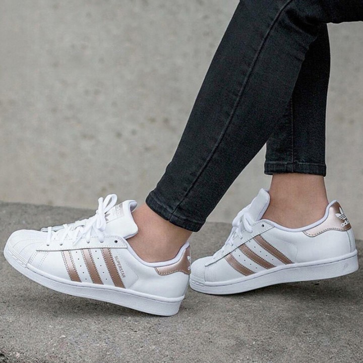 Adidas Originals Superstar Women's Shoes  -White/Gold (CG5463)| urbanfashion.gr