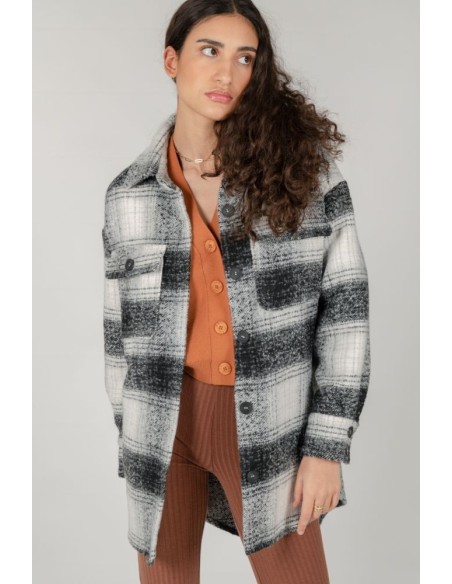 24 Colours Striped Jacket in Black - 90387c