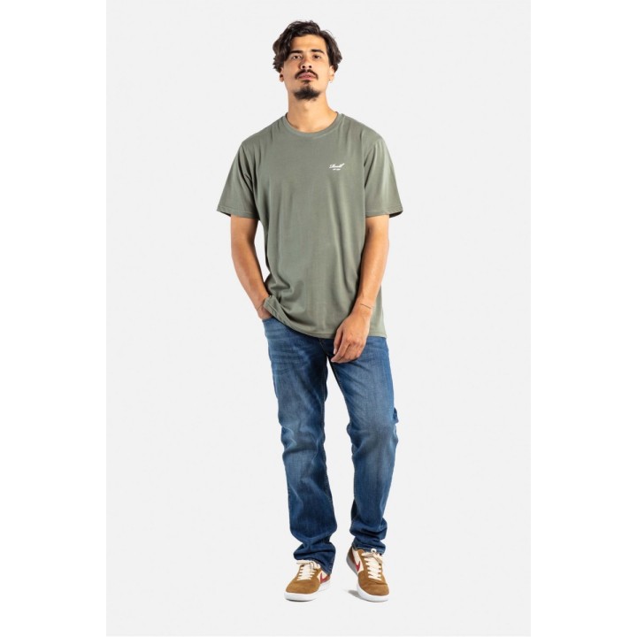 Reell Regular Logo T-shirt Grey Green
