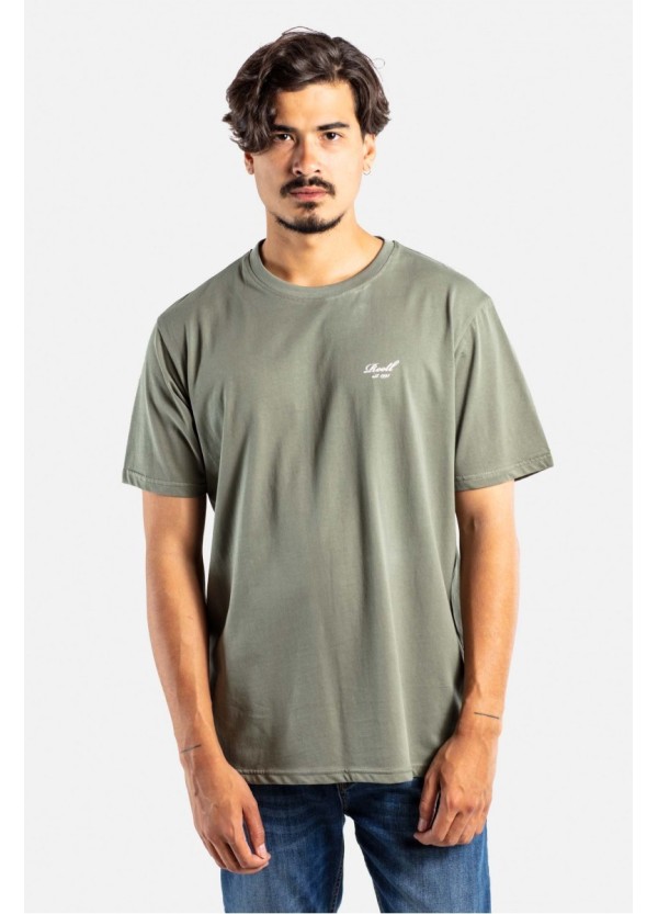 Reell Regular Logo T-shirt Grey Green