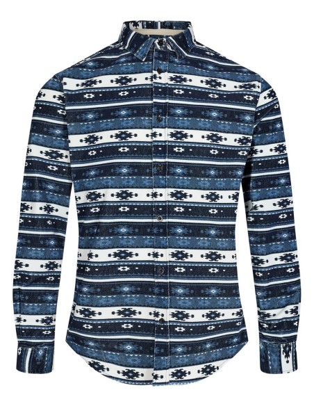 Anerkjendt Aklouis Corduroy AOP in Blue - 900868-blue