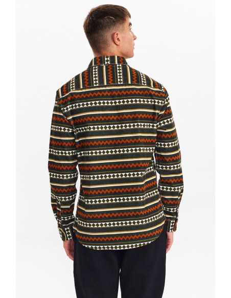 Anerkjendt Aklouis Corduroy AOP in Orange - 900868-cin