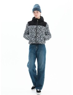 BASEHIT ΓΥΝΑΙΚΕΙΟ ΜΠΟΥΦΑΝ BOMBER ΛΕΥΚΟ/ΜΑΥΡΟ - 222.BW10.80 2