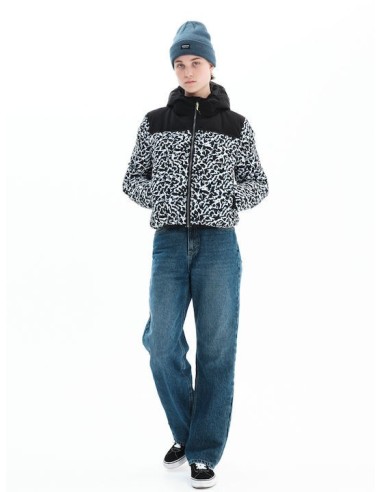 BASEHIT ΓΥΝΑΙΚΕΙΟ ΜΠΟΥΦΑΝ BOMBER ΛΕΥΚΟ/ΜΑΥΡΟ - 222.BW10.80