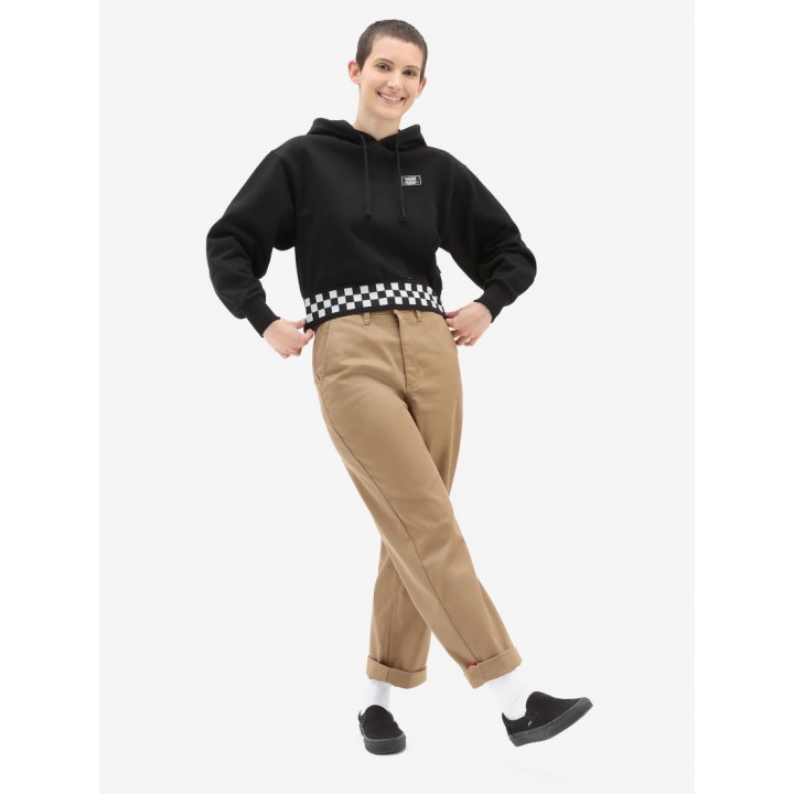 Vans Boom Boom Check Hoodie - VN0A7YKFBLK