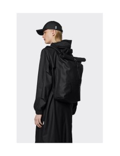 Rains Rolltop Rucksack Σακίδιο Πλάτης Αδιάβροχο 13160-Black 2