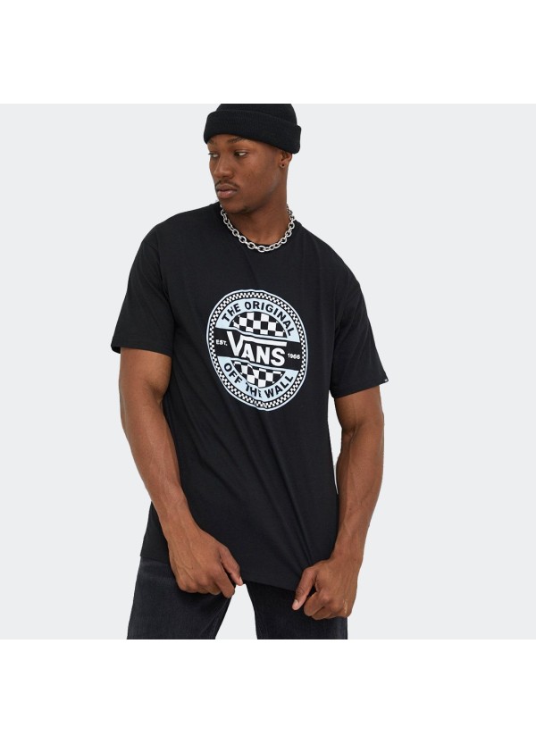 Vans Circle Checker T-shirt Black - VN0A7S7CBLK