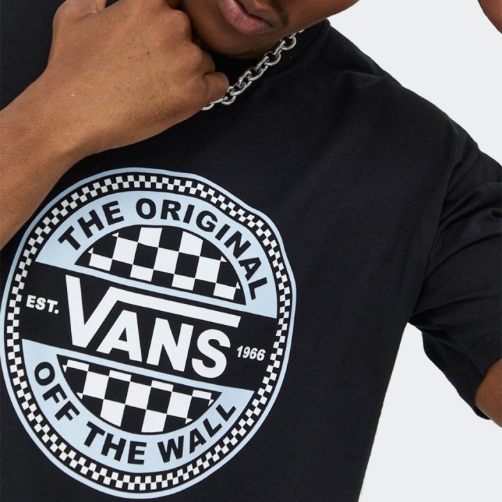 Vans Circle Checker T-shirt Black - VN0A7S7CBLK