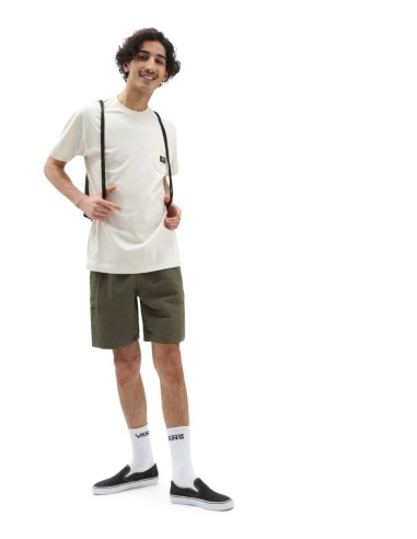 Vans Woven Patch Pocket T-shirt White- VN0A5KD93KS