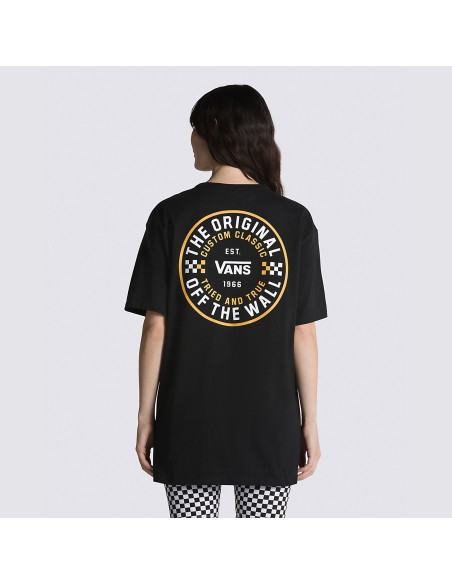 Vans Checker Circle T-shirt Black - VN00003ABLK