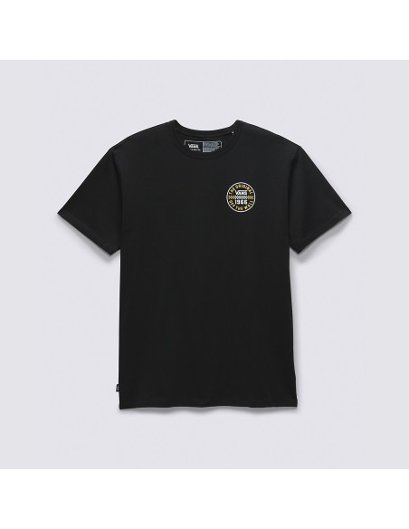 Vans Checker Circle T-shirt Black - VN00003ABLK