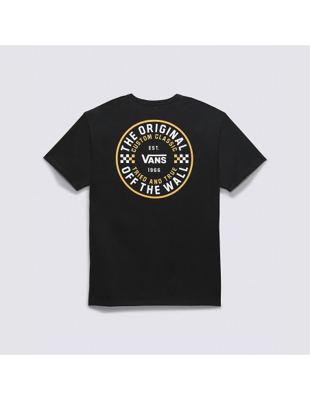 Vans Checker Circle T-shirt Black - VN00003ABLK