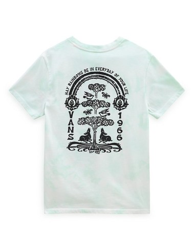 Vans Everyday Rainbow Wash Boyfriend T-shirt White - VN0003SCBQC